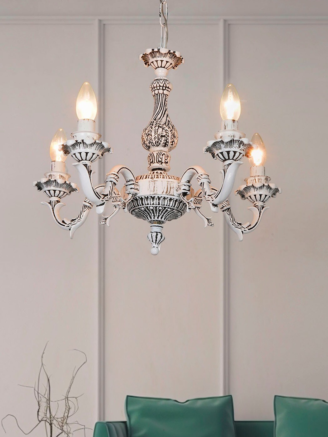 Fos Lighting White and SilverToned Traditional Swan Chandelier in Antique Ceiling Lamps
Fos Lighting White and SilverToned Traditional Swan Chandelier in Antique Ceiling Lamps