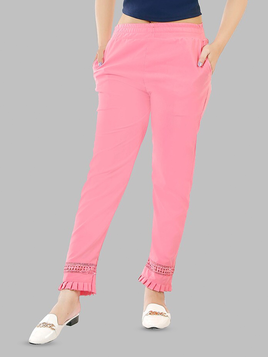 BAESD Women Pencil Pack Of 2 Mid-Rise Plain Slim Fit Cigarette Trousers Trousers, Pink
BAESD Women Pencil Pack Of 2 Mid-Rise Plain Slim Fit Cigarette Trousers Trousers, Pink