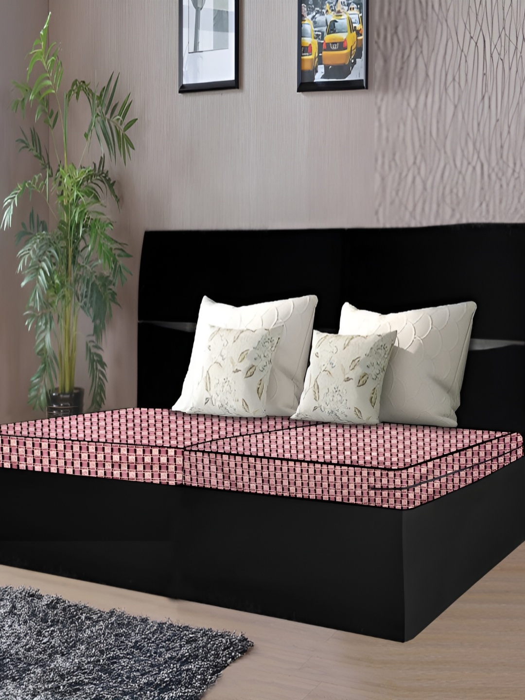Stylista Pink & White 2 Pcs Cotton Water Resistant Zippered Double Size Mattress Protector
Stylista Pink & White 2 Pcs Cotton Water Resistant Zippered Double Size Mattress Protector
