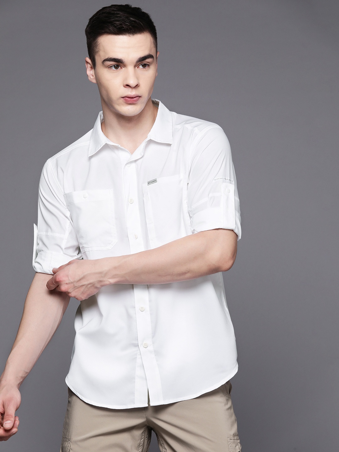 Columbia Men Standard Silver Ridge Utility Lite Roll-Up Sleeves Casual Shirt, White
Columbia Men Standard Silver Ridge Utility Lite Roll-Up Sleeves Casual Shirt, White