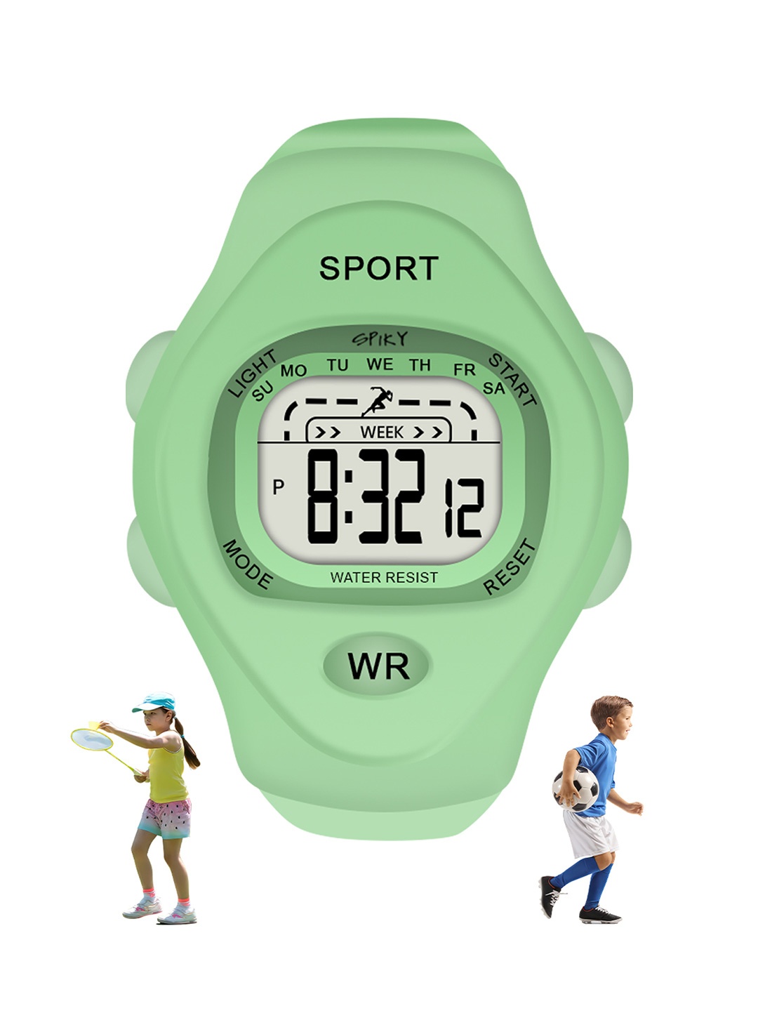 Spiky Kids Printed Straps Digital Multi Function Automatic Watch SPKEVA24_C2_GRN, Green
Spiky Kids Printed Straps Digital Multi Function Automatic Watch SPKEVA24_C2_GRN, Green