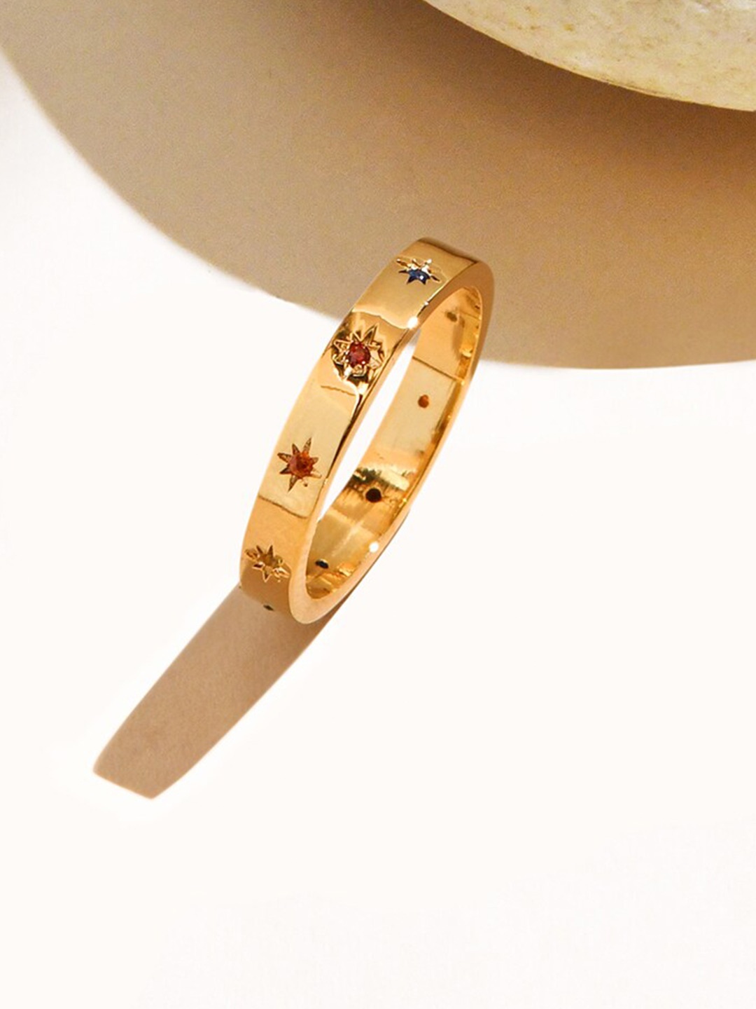 Accessorize London 14K Gold Plated Z Rainbow Star Station Ring For Women
Accessorize London 14K Gold Plated Z Rainbow Star Station Ring For Women