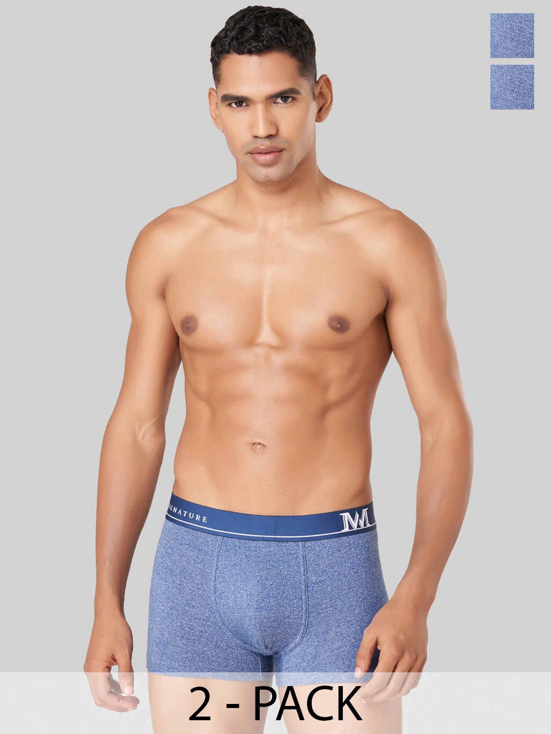 Macroman M-Series Pack of 2 M-Series Mid-Rise Shape Retention Trunk 8903978415673, Navy blue
Macroman M-Series Pack of 2 M-Series Mid-Rise Shape Retention Trunk 8903978415673, Navy blue