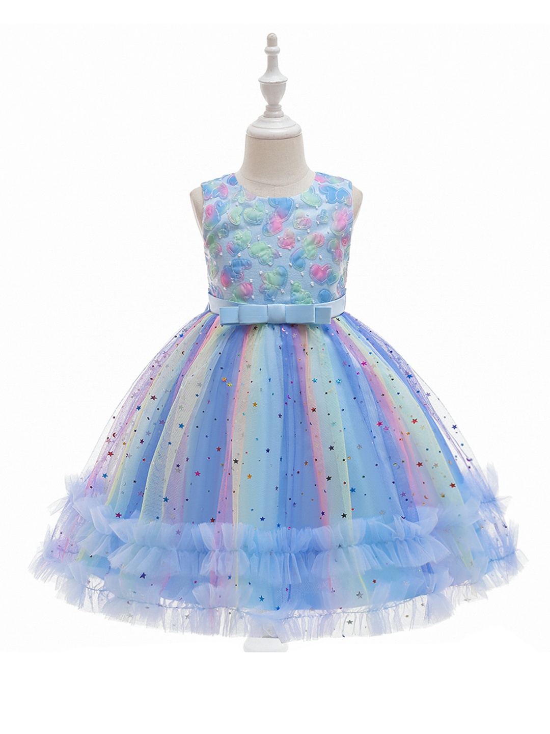 StyleCast Girls Blue Floral Embellished Sleeveless Applique Party Balloon Midi Dress
StyleCast Girls Blue Floral Embellished Sleeveless Applique Party Balloon Midi Dress