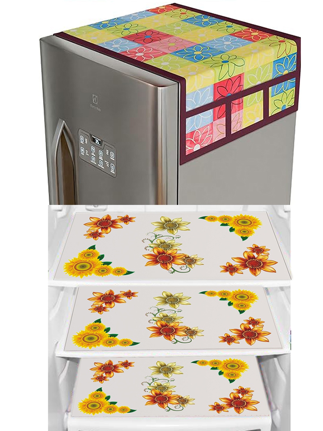 Dakshya Industries Yellow & Green 4 Piece Printed Refrigerator Cover & Mats
Dakshya Industries Yellow & Green 4 Piece Printed Refrigerator Cover & Mats