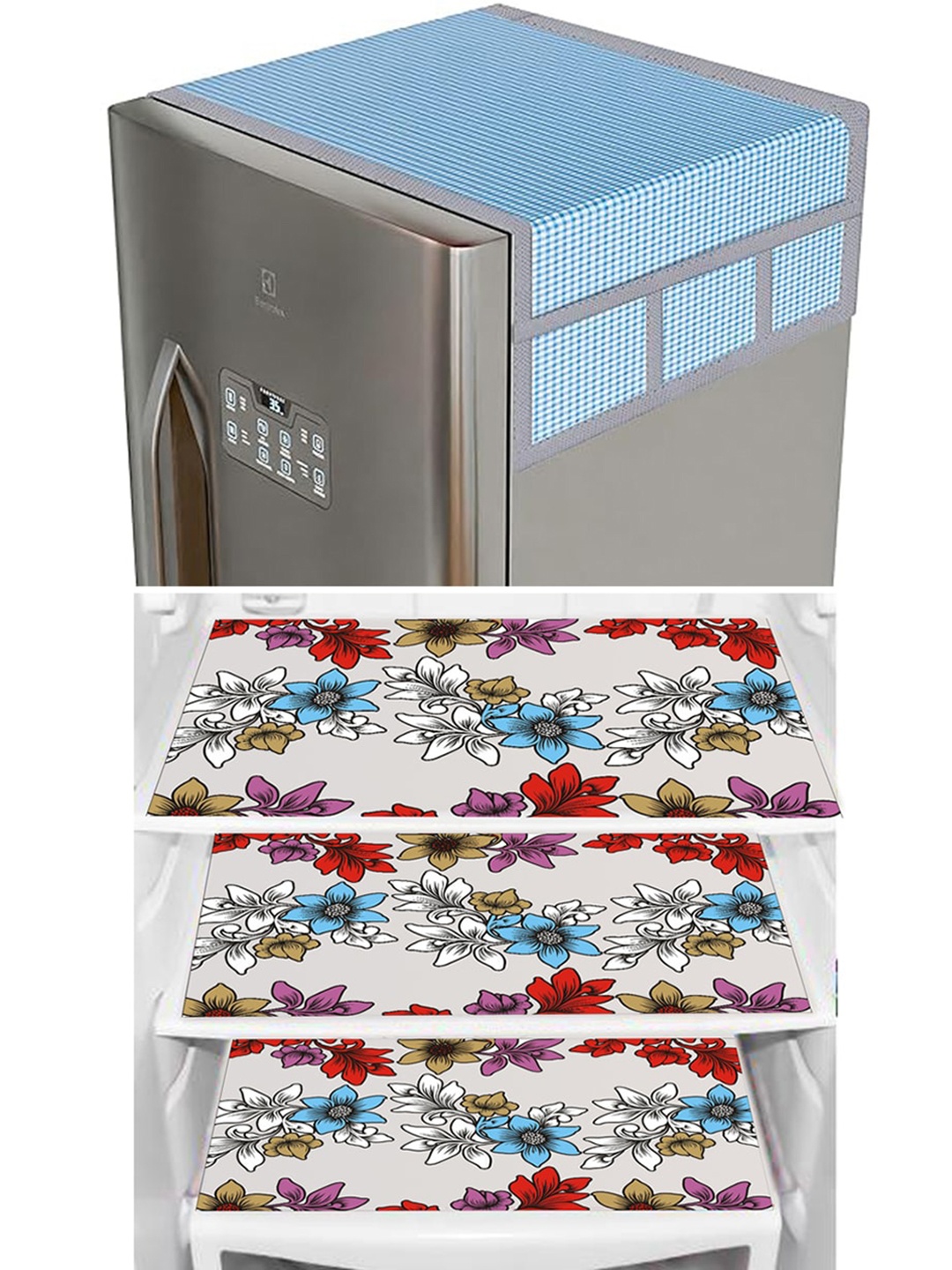 Dakshya Industries Blue & Red 4 Pieces Printed Refrigerator Covers & Mats
Dakshya Industries Blue & Red 4 Pieces Printed Refrigerator Covers & Mats
