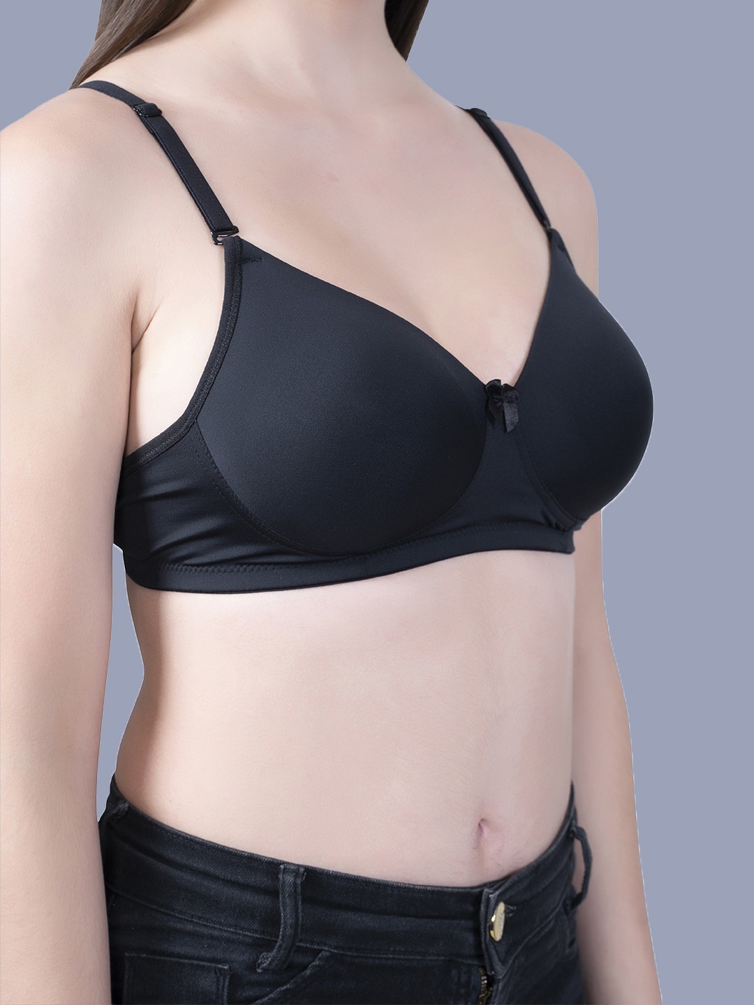 Herryqeal Full Coverage Underwired Lightly Padded Everyday Bra With All Day Comfort, Black
Herryqeal Full Coverage Underwired Lightly Padded Everyday Bra With All Day Comfort, Black