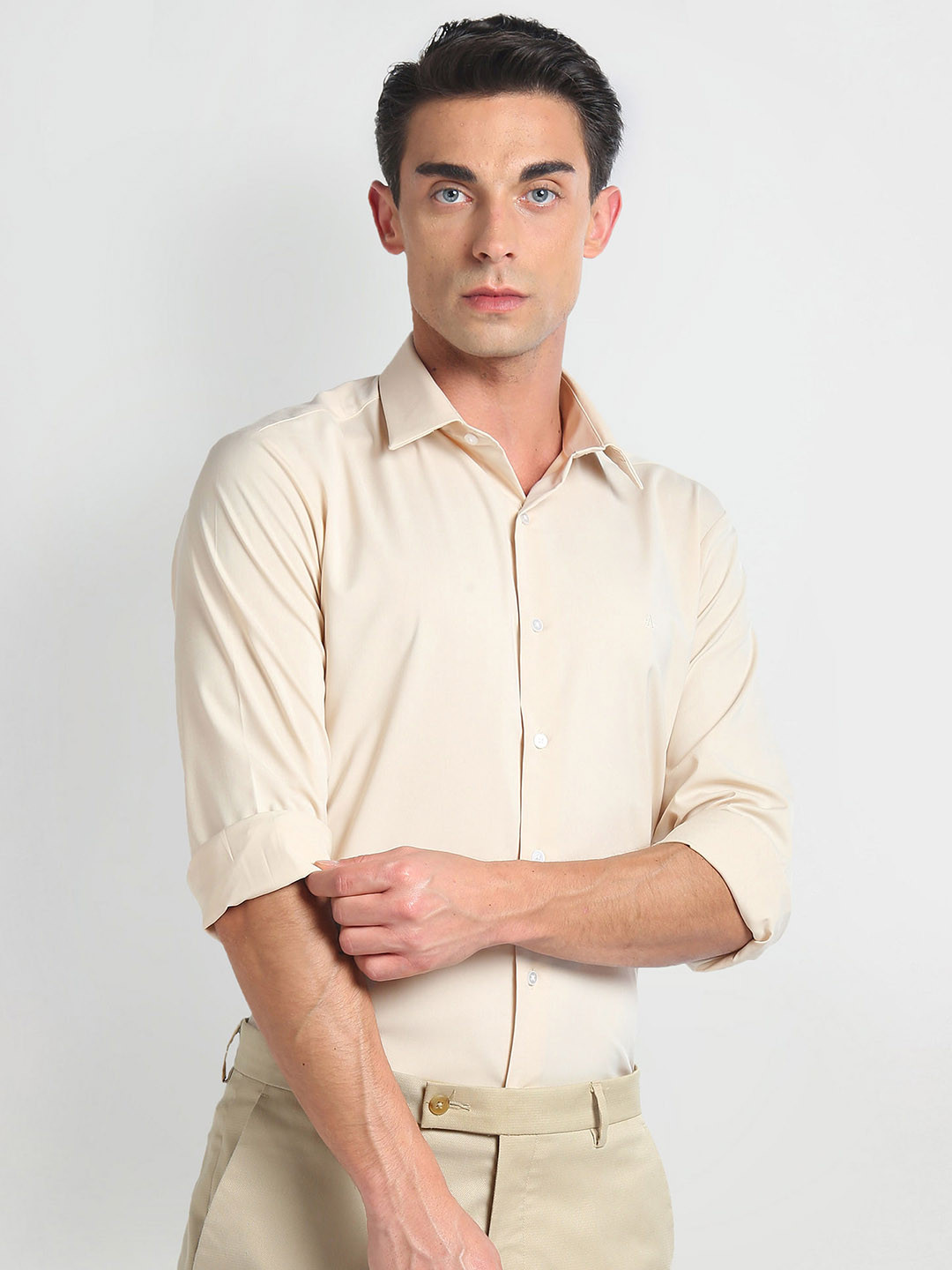 Arrow New York Spread Collar Slim Fit Opaque Formal Shirt, White
Arrow New York Spread Collar Slim Fit Opaque Formal Shirt, White