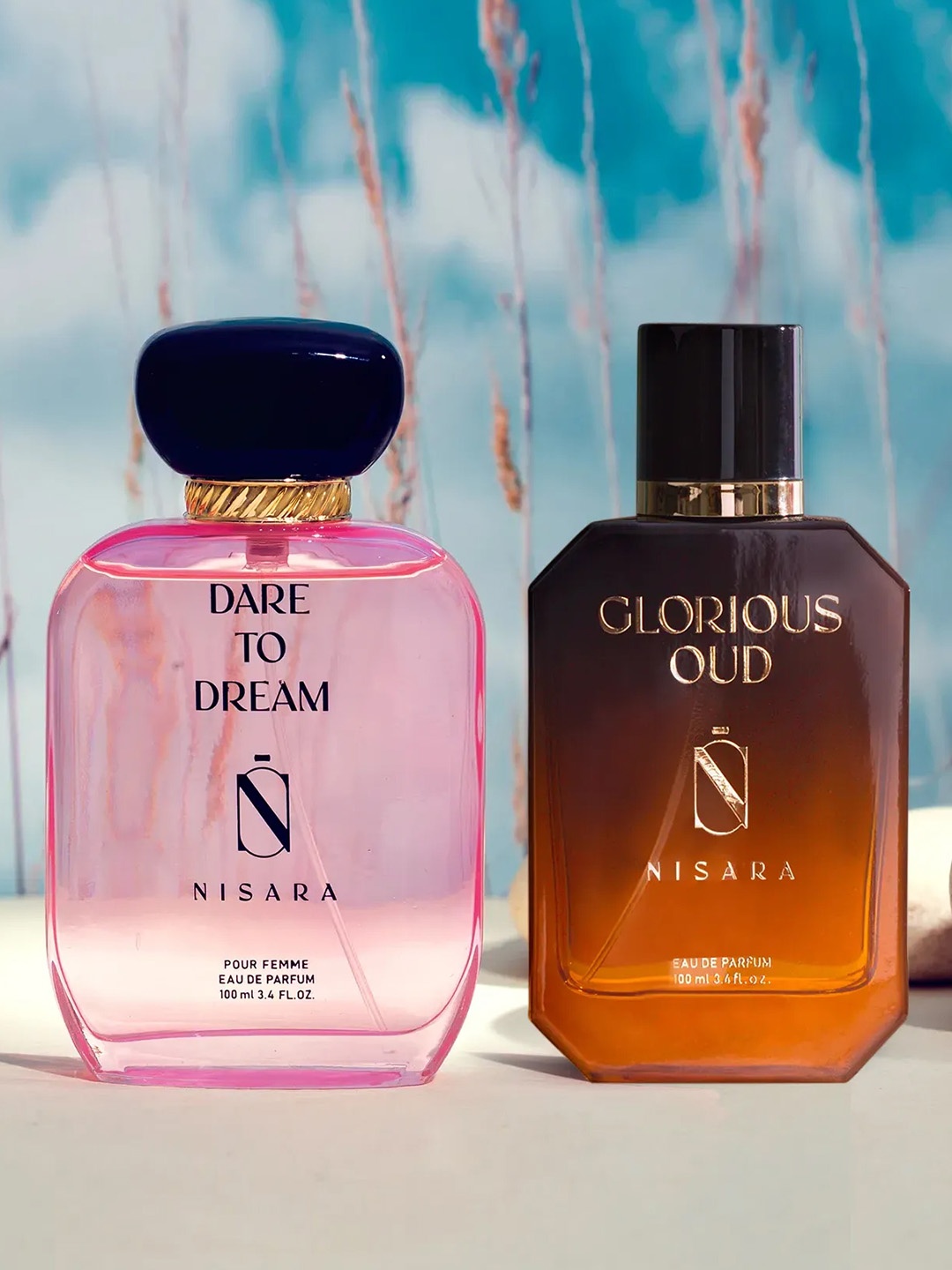 NISARA Dare To Dream & Glorious Oud 2-Pcs Long Lasting Eau De Parfum - 100ml Each, Na
NISARA Dare To Dream & Glorious Oud 2-Pcs Long Lasting Eau De Parfum - 100ml Each, Na