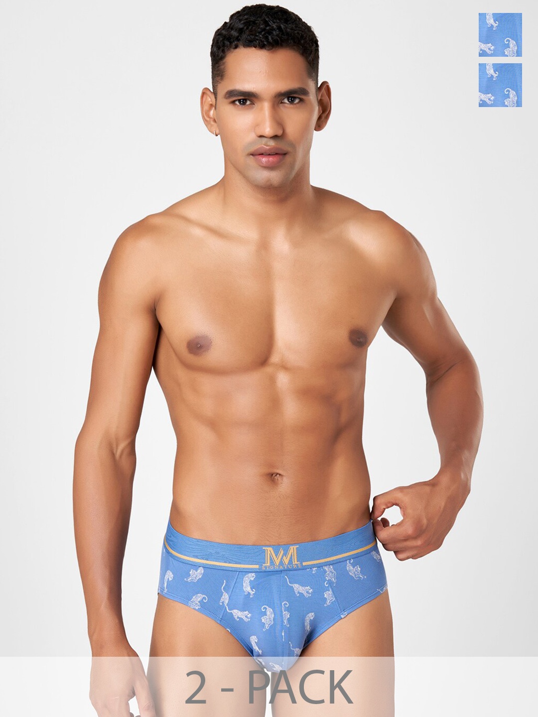 Macroman M-Series Pack of 2 Conversational Printed Mid Rise Basic Brief 8903978416861, Blue
Macroman M-Series Pack of 2 Conversational Printed Mid Rise Basic Brief 8903978416861, Blue
