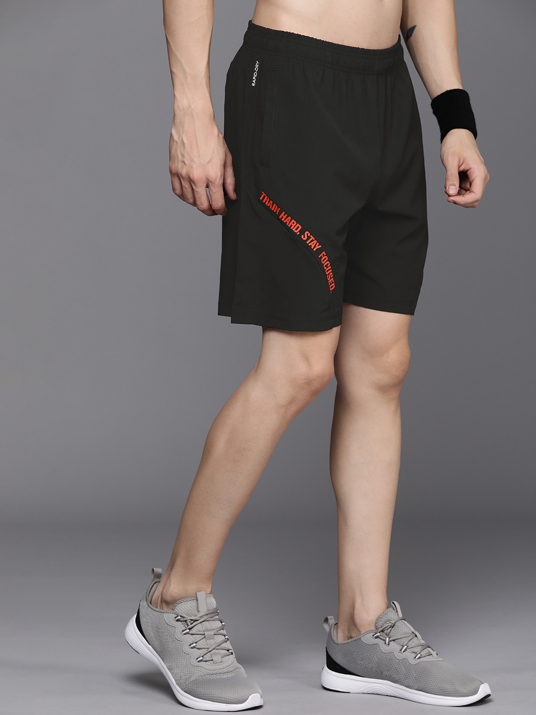 HRX by Hrithik Roshan Men Flex-Collection Rapid Dry Antimicrobial Finish Training Shorts, Black
HRX by Hrithik Roshan Men Flex-Collection Rapid Dry Antimicrobial Finish Training Shorts, Black