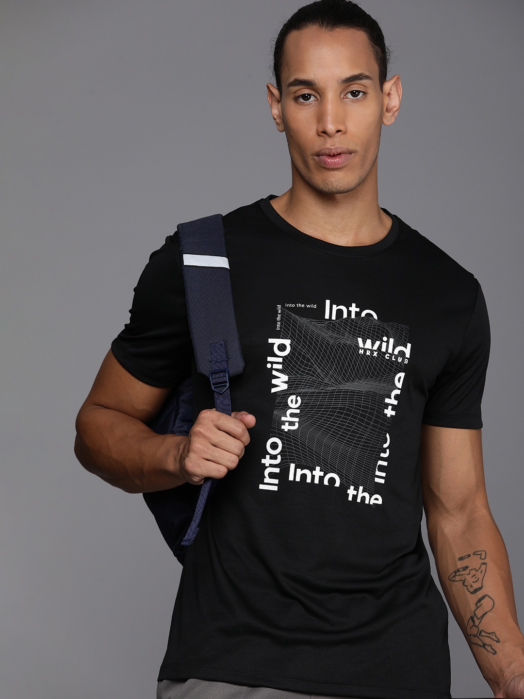 HRX by Hrithik Roshan Rapid Dry Antimicrobial Finish Typography Printed T-shirt, Black
HRX by Hrithik Roshan Rapid Dry Antimicrobial Finish Typography Printed T-shirt, Black