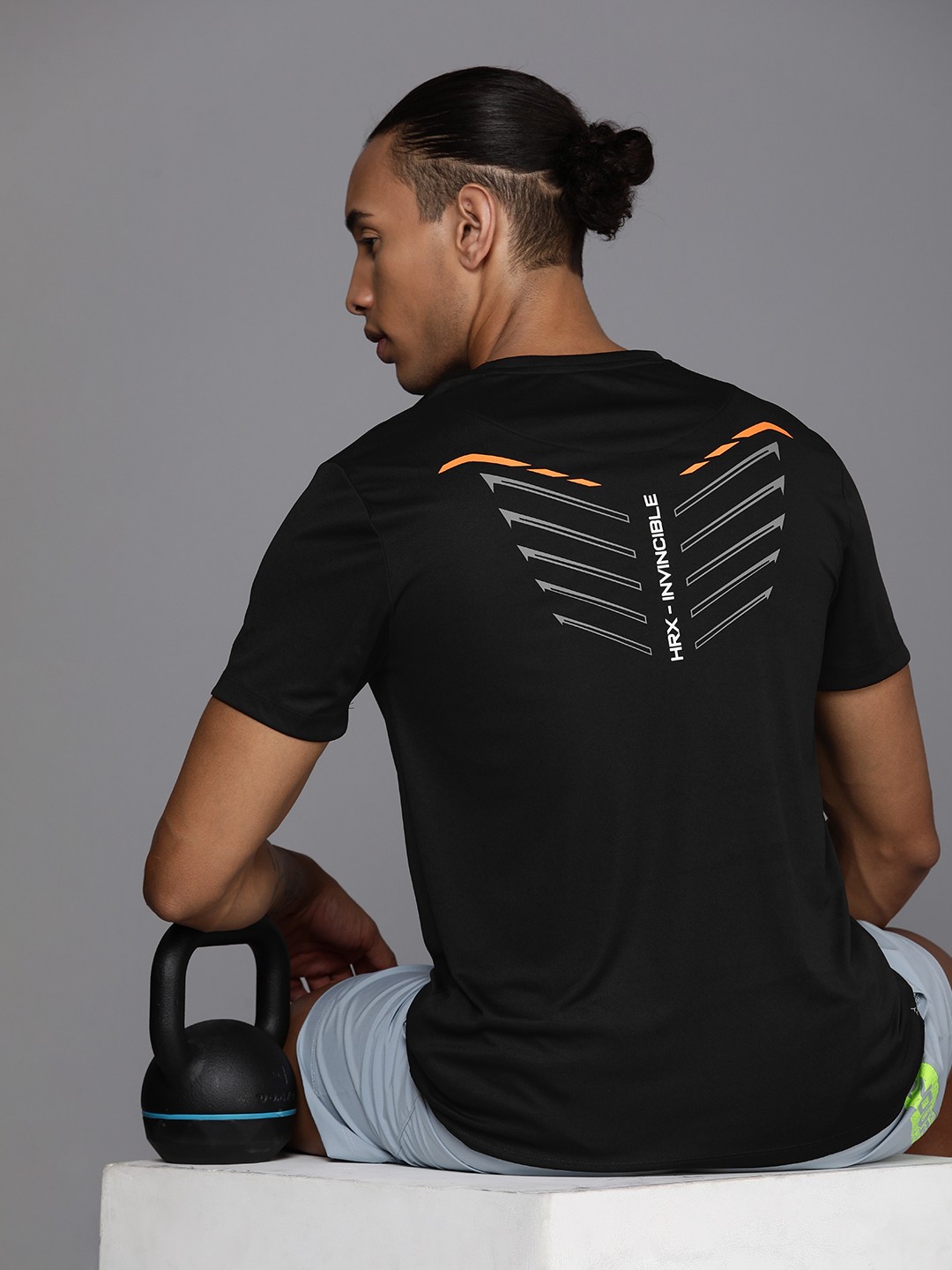 HRX by Hrithik Roshan Graphic Printed Rapid-Dry Antimicrobial Training T-shirt, Black
HRX by Hrithik Roshan Graphic Printed Rapid-Dry Antimicrobial Training T-shirt, Black