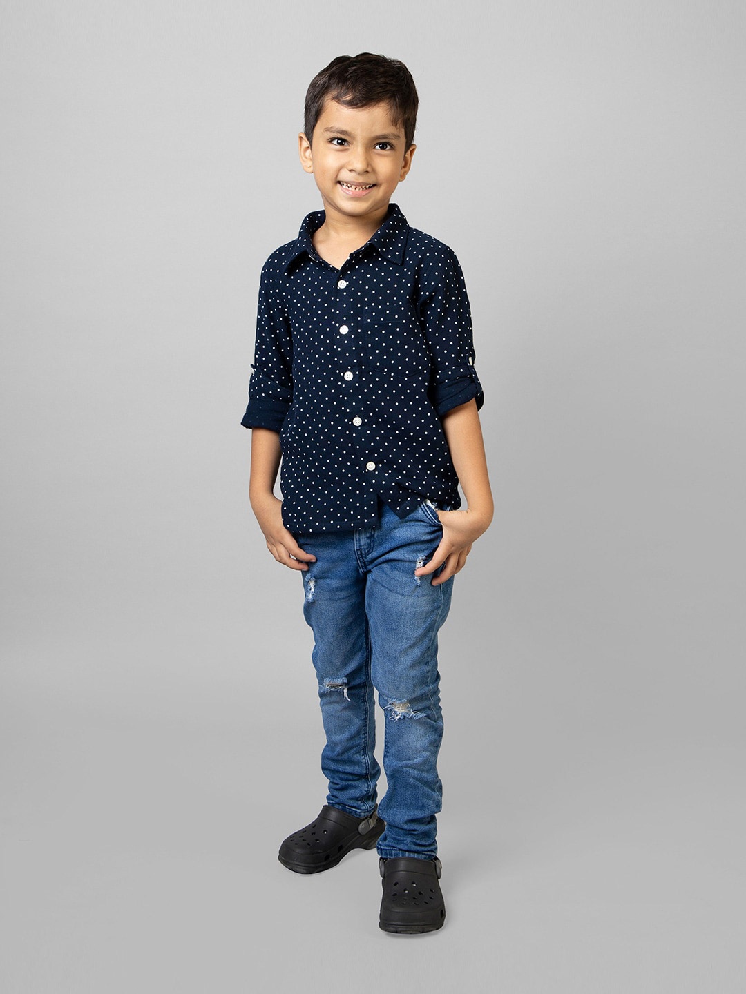 ZIP ZAP ZOOP Boys Comfort Printed Spread Collar Roll Up Sleeves Cotton Casual Shirt, Blue
ZIP ZAP ZOOP Boys Comfort Printed Spread Collar Roll Up Sleeves Cotton Casual Shirt, Blue