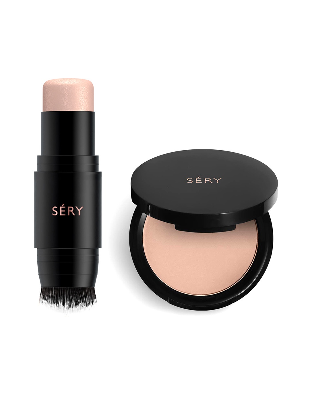SERY Set of Flashlite Highlighter Stick- Gleam Girl & Go Bare SPF15 Compact Powder - CP-01, Rose gold
SERY Set of Flashlite Highlighter Stick- Gleam Girl & Go Bare SPF15 Compact Powder - CP-01, Rose gold