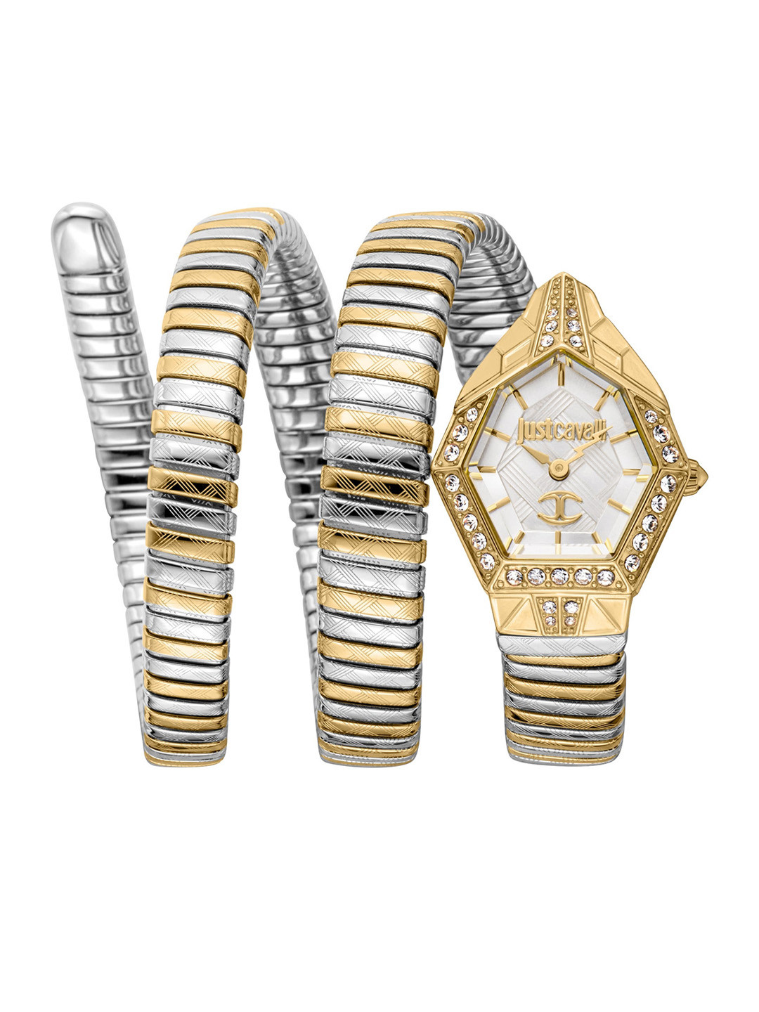 Just Cavalli Women Wrap Around Straps Analogue Automatic Watch JC1L304M0055, Silver
Just Cavalli Women Wrap Around Straps Analogue Automatic Watch JC1L304M0055, Silver