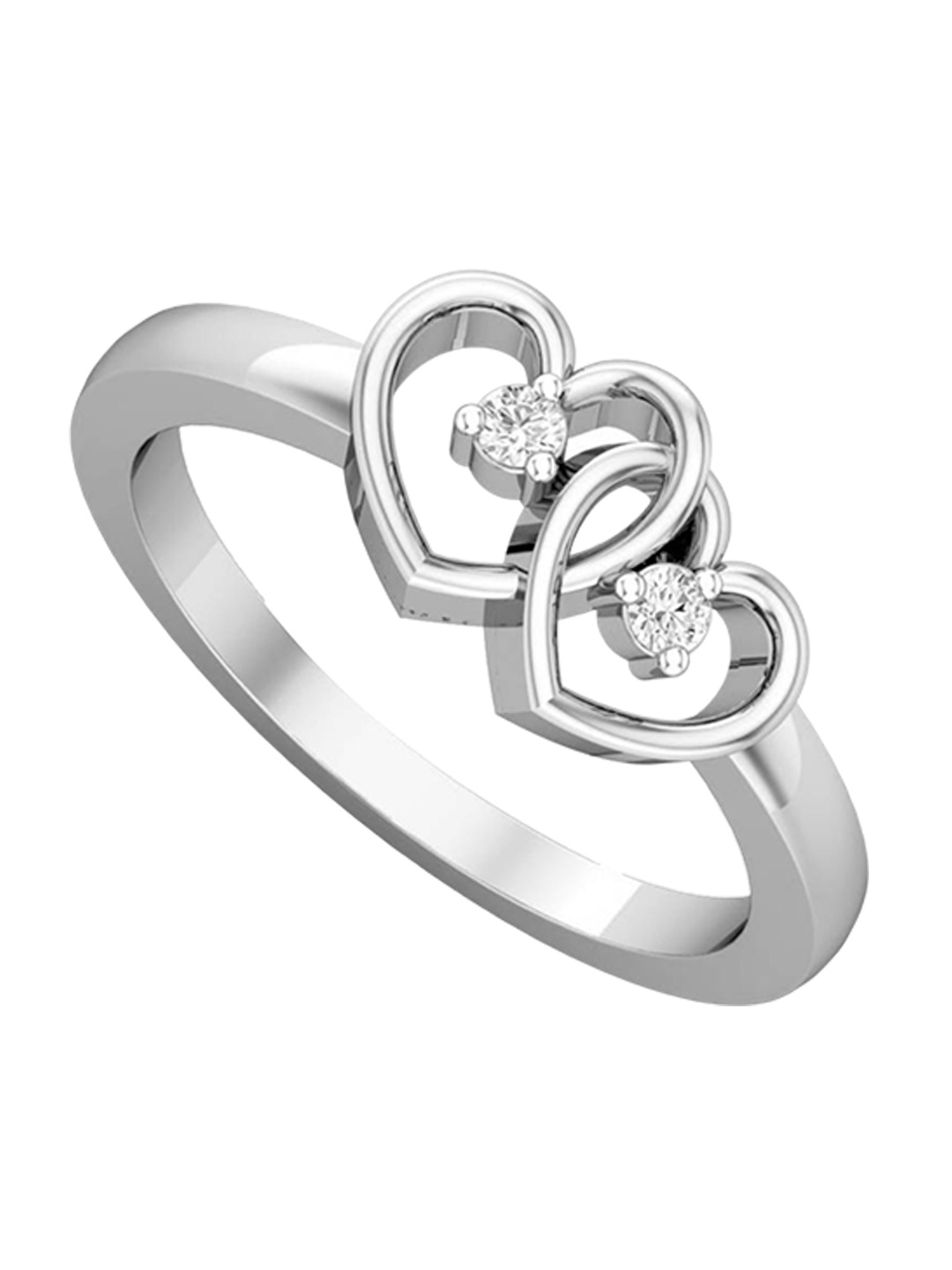Vighnaharta Set Of 2 Rhodium Plated Cubic Zirconia Studded Finger Rings With Rose Box, Silver
Vighnaharta Set Of 2 Rhodium Plated Cubic Zirconia Studded Finger Rings With Rose Box, Silver