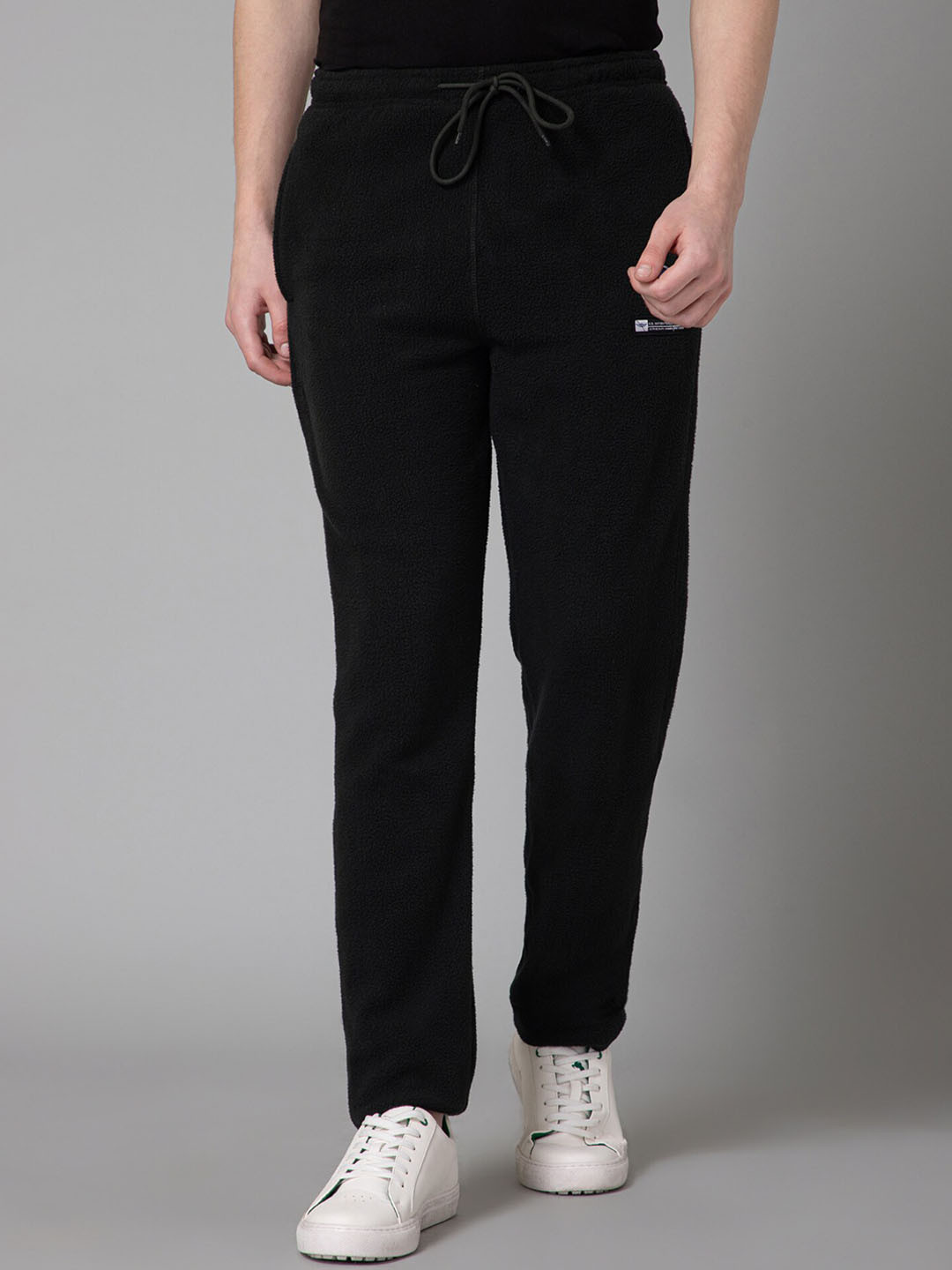 Cantabil Men Mid-Rise Fleece Track Pants, Black
Cantabil Men Mid-Rise Fleece Track Pants, Black