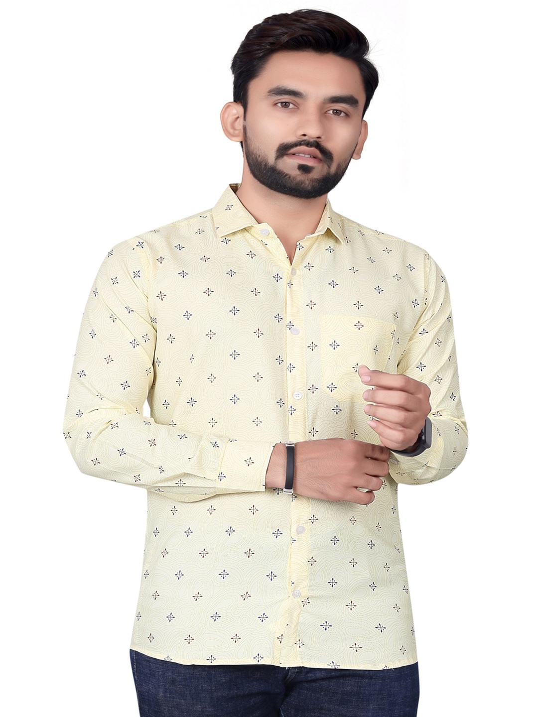 Bought First Premium Conversational Printed Organic Cotton Opaque Casual Shirt, Yellow
Bought First Premium Conversational Printed Organic Cotton Opaque Casual Shirt, Yellow