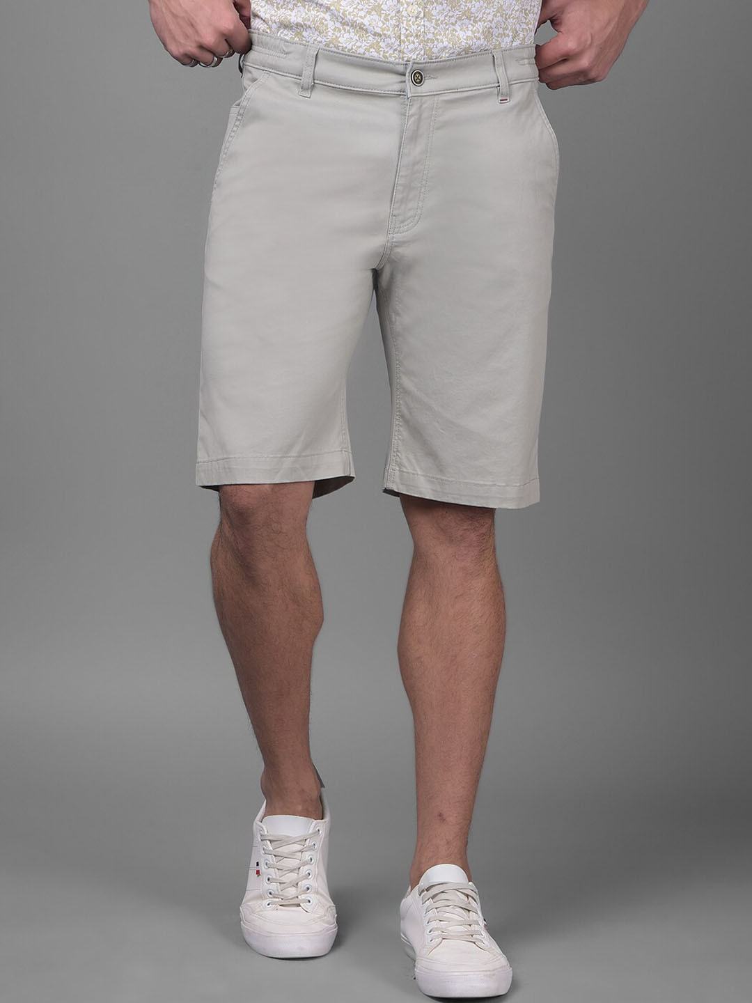Crimsoune Club Men Mid-Rise Chino Shorts, Grey
Crimsoune Club Men Mid-Rise Chino Shorts, Grey