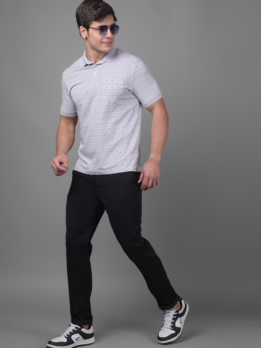 Crimsoune Club Printed Polo Collar Short Sleeves Pocket Slim Fit Casual T-shirt, Grey
Crimsoune Club Printed Polo Collar Short Sleeves Pocket Slim Fit Casual T-shirt, Grey