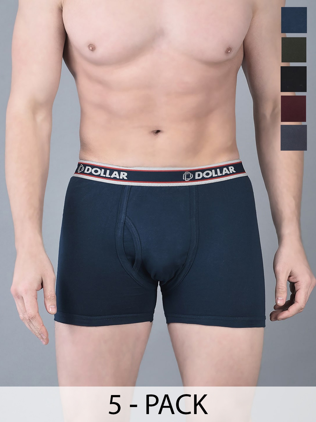 Dollar Bigboss Pack of 5 Combed Cotton Interlock Trunk MBTR-04-SCD-PO1-CO3-S24, Assorted
Dollar Bigboss Pack of 5 Combed Cotton Interlock Trunk MBTR-04-SCD-PO1-CO3-S24, Assorted