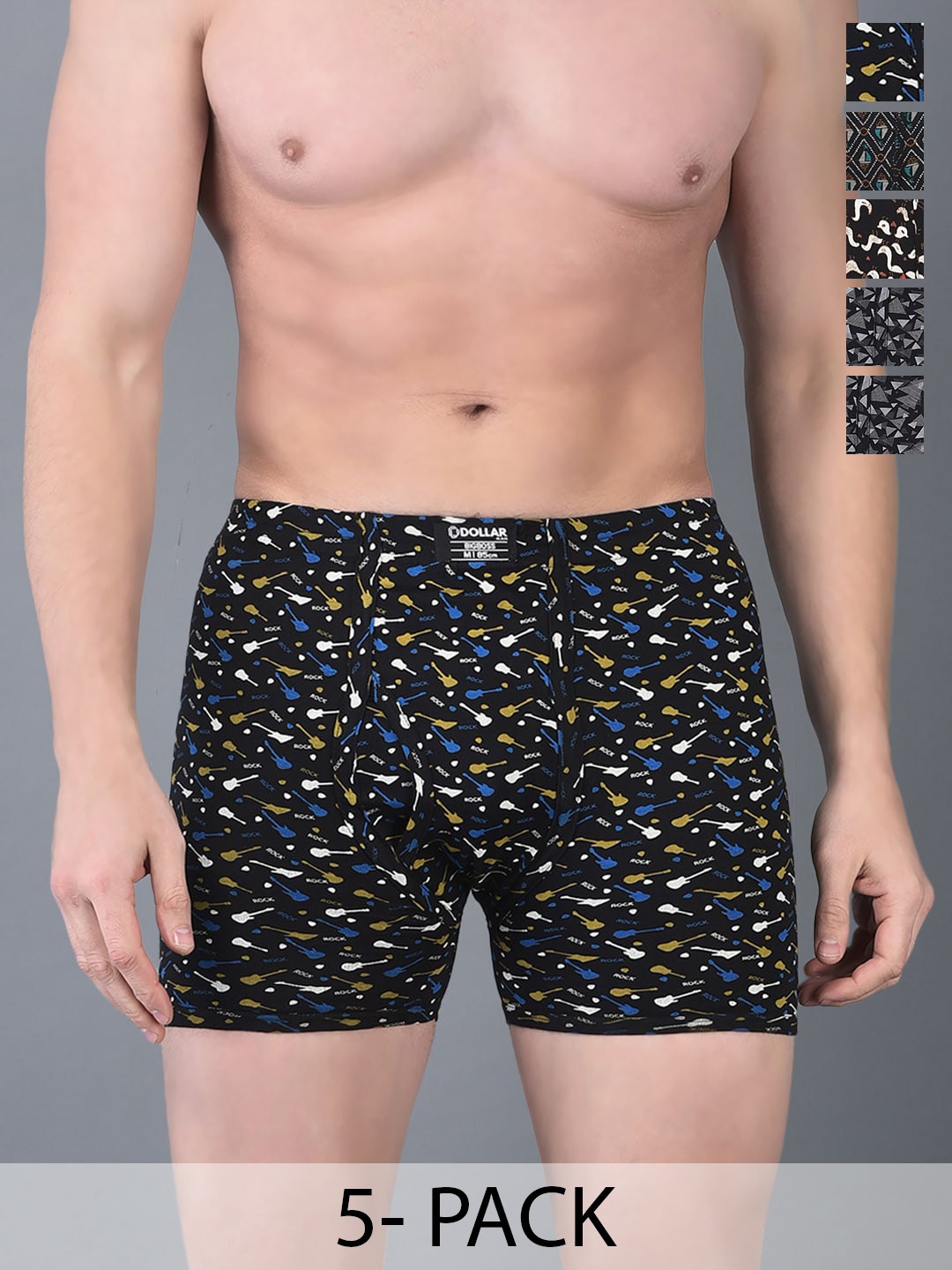 Dollar Bigboss Assorted Cotton Trunks MBTR-10-CZYLNG-PO1-CO7-S24