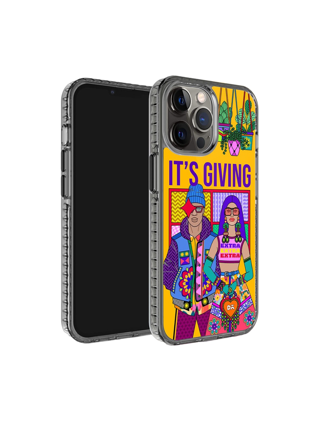 DailyObjects It's Giving Stride 2.0 Printed iPhone 12 Pro Super Slim Back Case, Black
DailyObjects It's Giving Stride 2.0 Printed iPhone 12 Pro Super Slim Back Case, Black