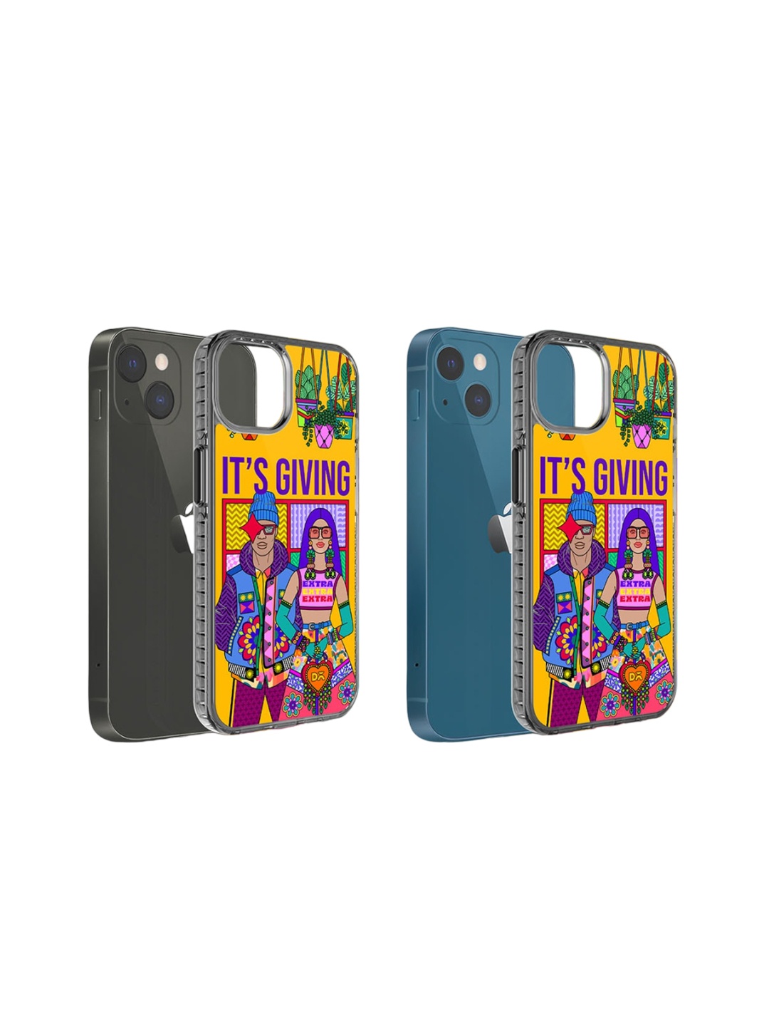 DailyObjects It's Giving Stride Printed iPhone 13 Mini Super Slim Back Case, Yellow
DailyObjects It's Giving Stride Printed iPhone 13 Mini Super Slim Back Case, Yellow