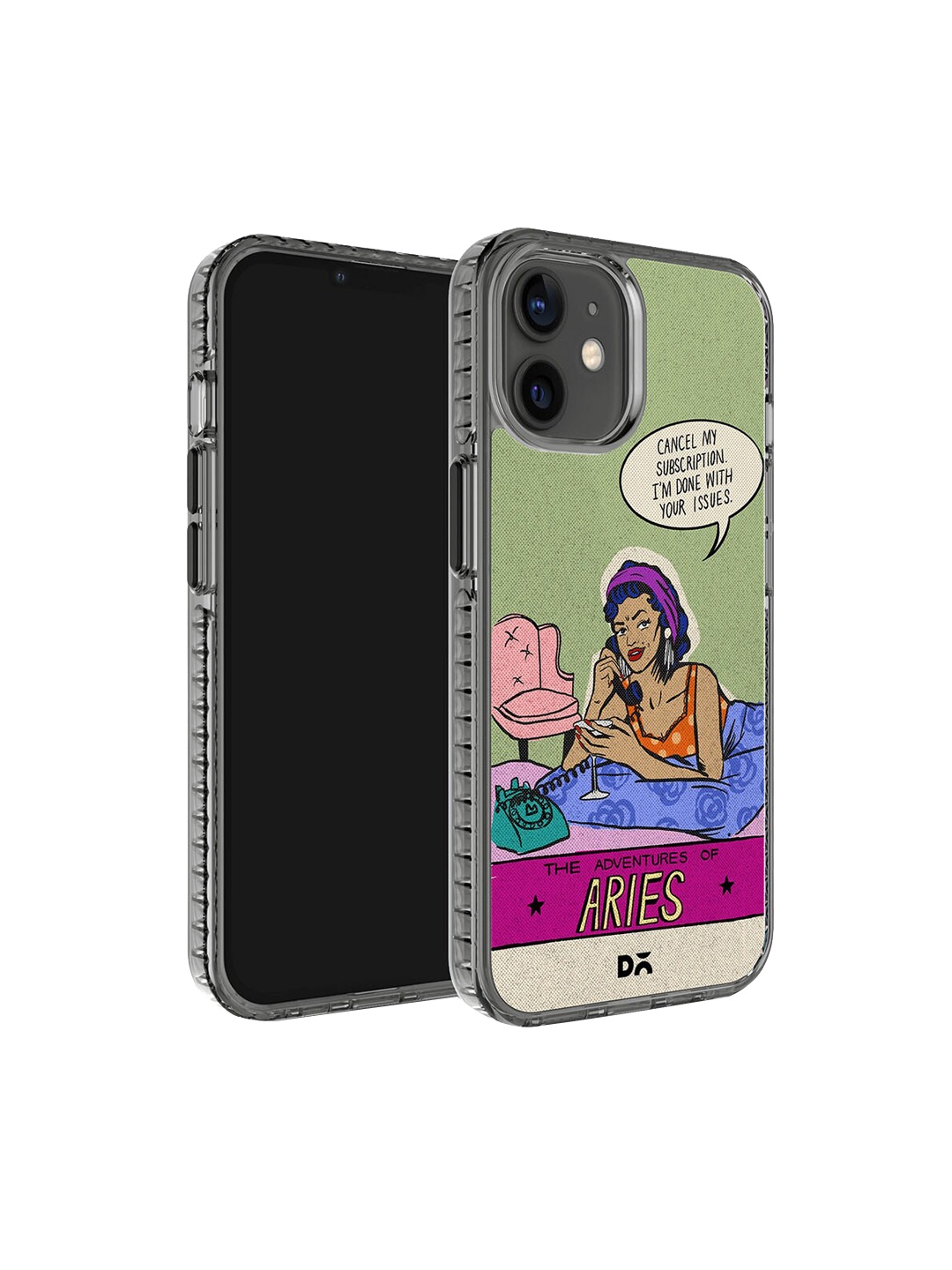 DailyObjects Aries Stride 2.0 Case Printed iPhone 12 Mini Super Slim Back Case, Green
DailyObjects Aries Stride 2.0 Case Printed iPhone 12 Mini Super Slim Back Case, Green