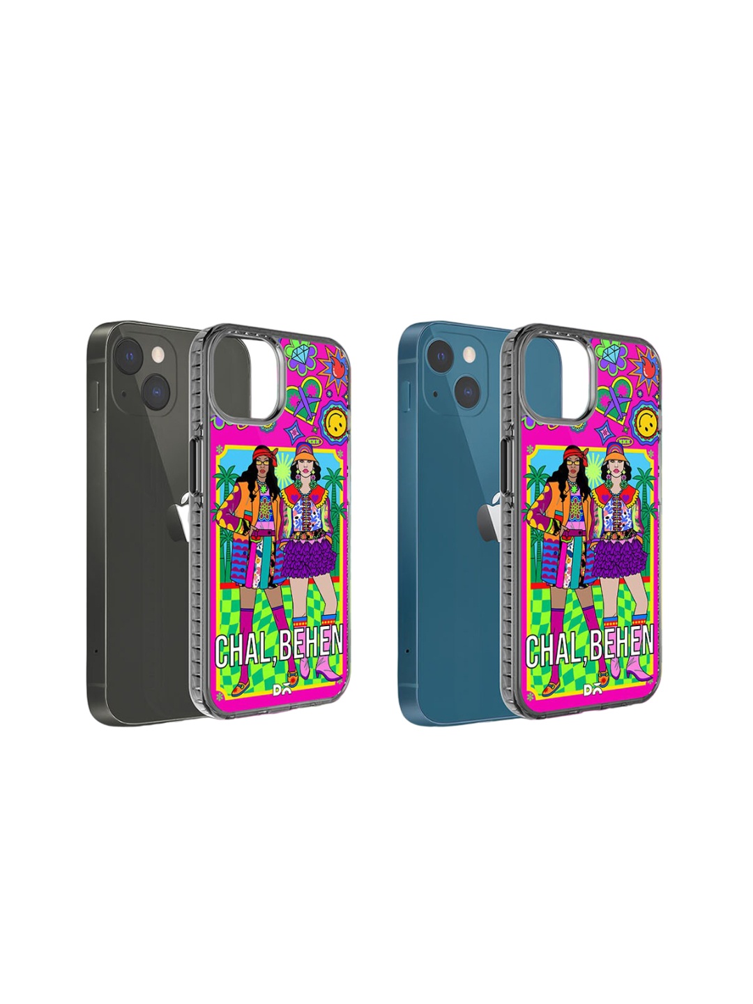 DailyObjects Chal Behen Printed Stride 2.0 Case Cover iPhone 13 Super Slim Back Case, Pink
DailyObjects Chal Behen Printed Stride 2.0 Case Cover iPhone 13 Super Slim Back Case, Pink