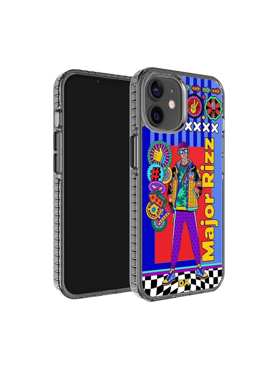 DailyObjects Major Rizz Printed Impact Resistant iPhone 12 Mini Phone Case Cover, Blue
DailyObjects Major Rizz Printed Impact Resistant iPhone 12 Mini Phone Case Cover, Blue