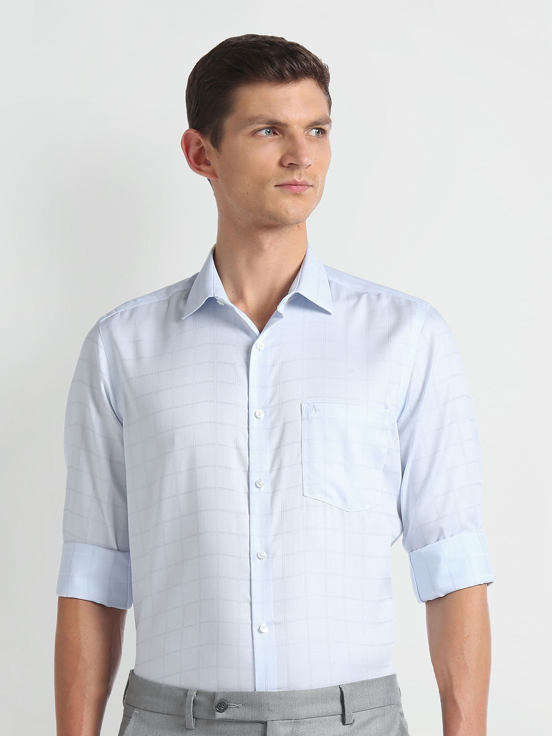 Arrow Long Sleeves Regular Fit Cotton Opaque Checked Autopress Formal Shirt, Blue
Arrow Long Sleeves Regular Fit Cotton Opaque Checked Autopress Formal Shirt, Blue