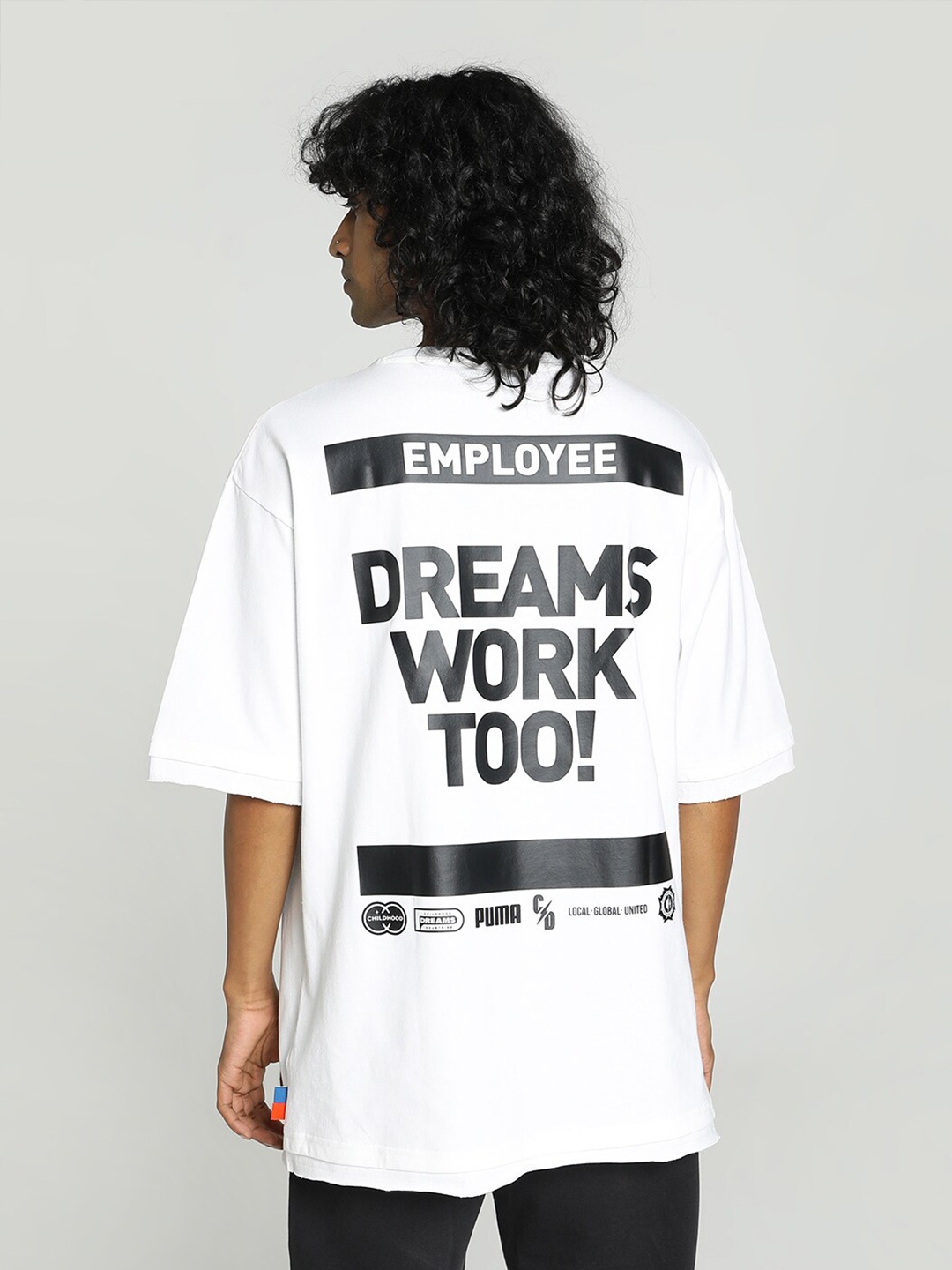Puma x CHILDHOOD DREAMS Mesmerize Printed Oversized Basketball Cotton T-Shirt, White
Puma x CHILDHOOD DREAMS Mesmerize Printed Oversized Basketball Cotton T-Shirt, White