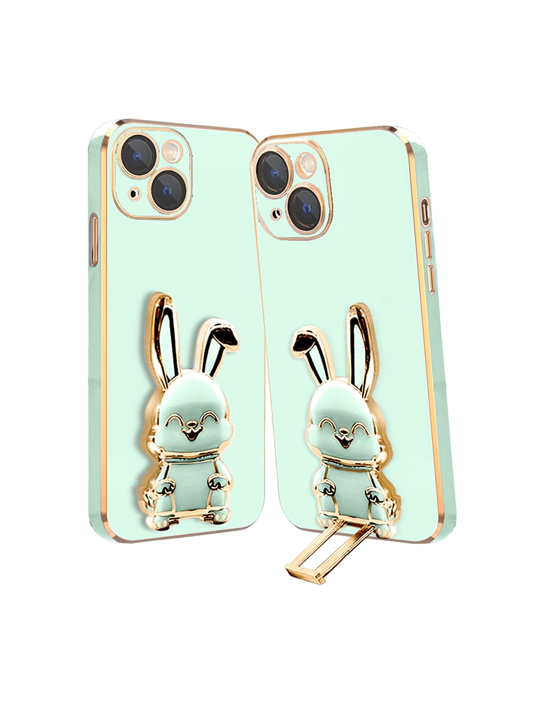 Karwan Soft and Lightweight 3D Bunny iPhone 15 Plus With Folding Stand Back Cover Case, Green
Karwan Soft and Lightweight 3D Bunny iPhone 15 Plus With Folding Stand Back Cover Case, Green