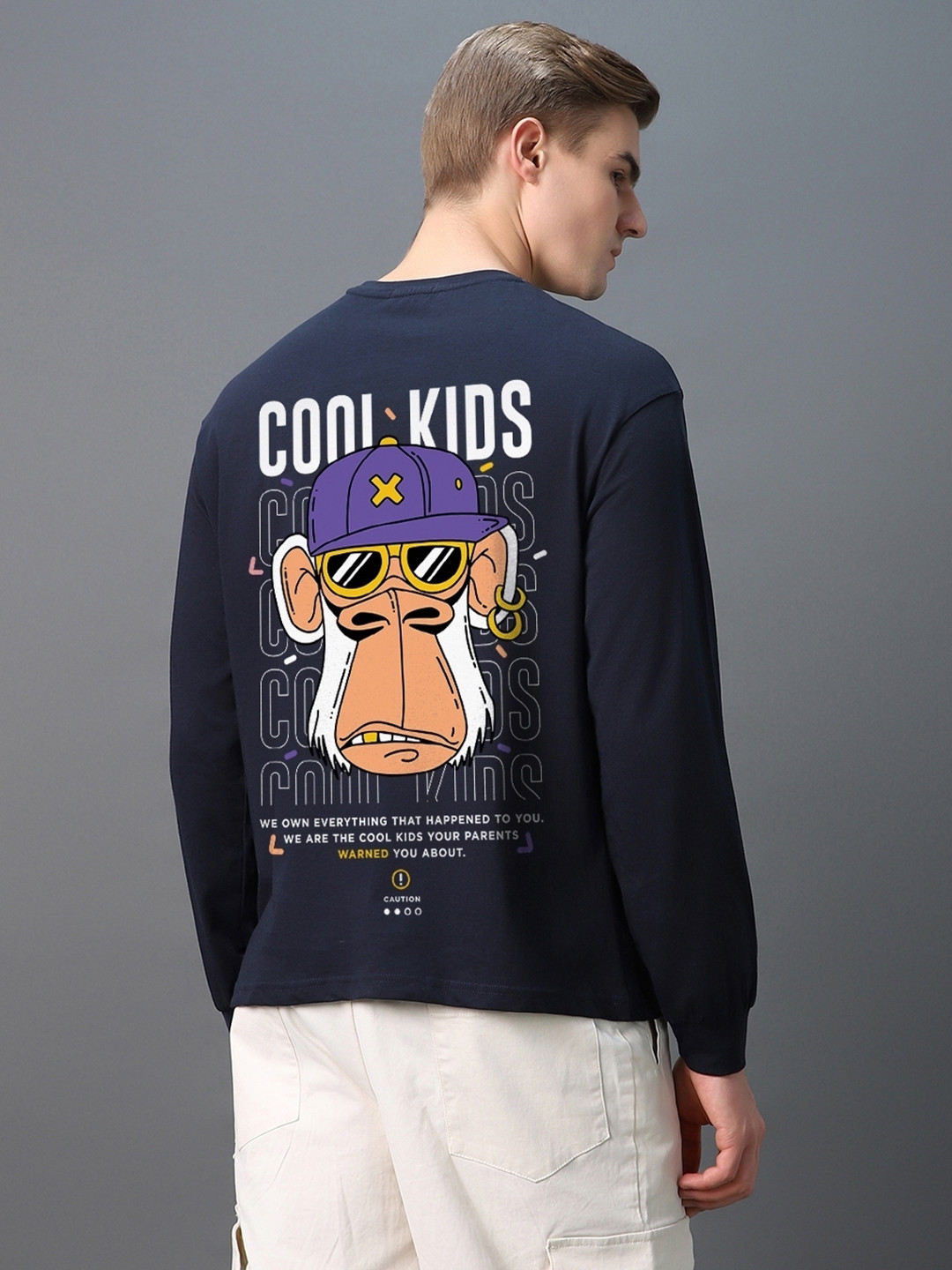 Bewakoof Cool Kids Graphic Printed Drop-Shoulder Sleeves Oversized Cotton T-shirt, Blue
Bewakoof Cool Kids Graphic Printed Drop-Shoulder Sleeves Oversized Cotton T-shirt, Blue