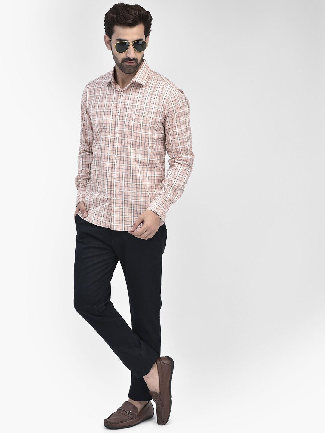 Crimsoune Club Classic Long Sleeves Cotton Slim Fit Checks Opaque Casual Shirt, Peach
Crimsoune Club Classic Long Sleeves Cotton Slim Fit Checks Opaque Casual Shirt, Peach