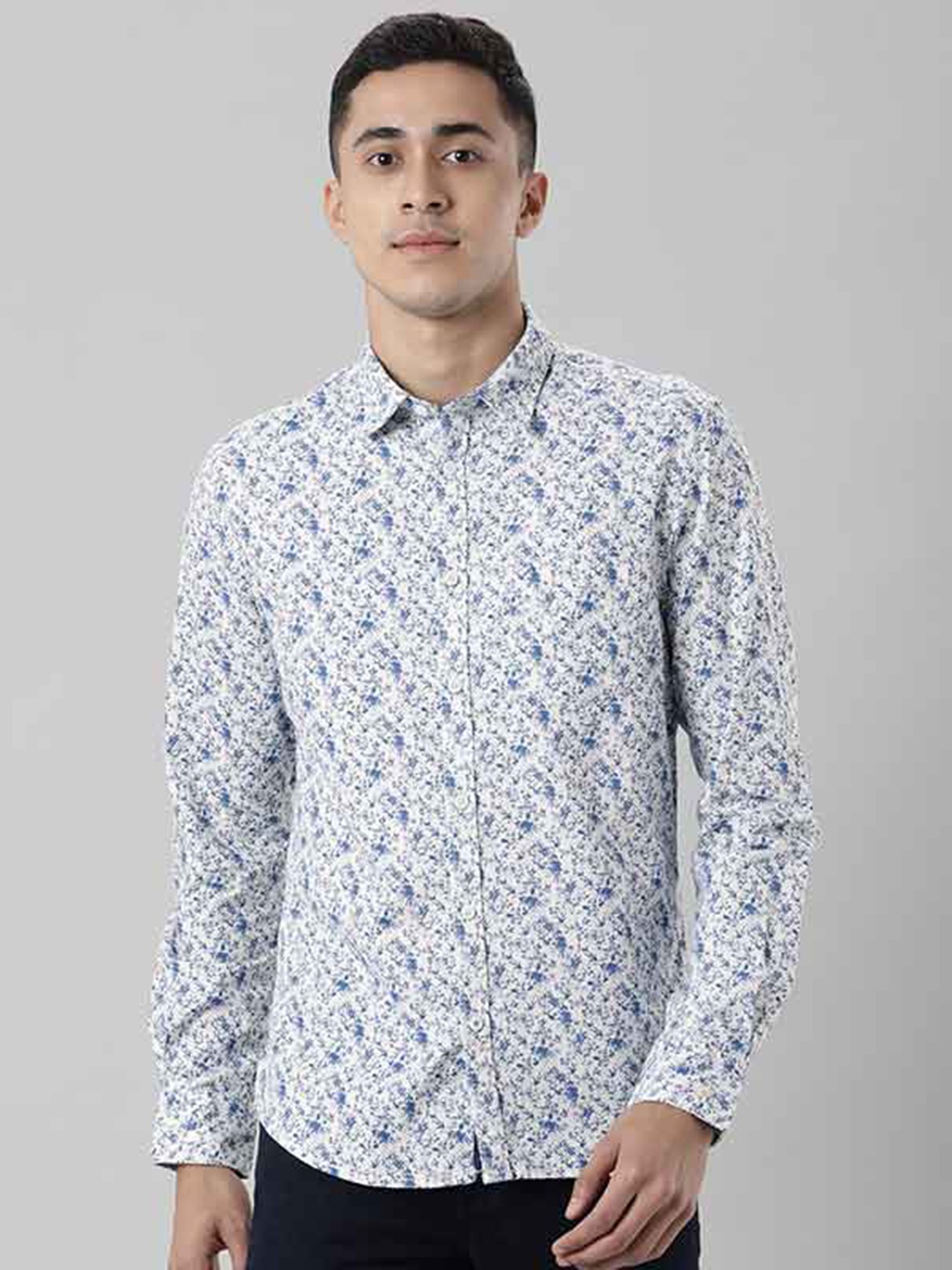 Indian Terrain Slim Fit Floral Printed Spread Collar Long Sleeves Cotton Casual Shirt, White
Indian Terrain Slim Fit Floral Printed Spread Collar Long Sleeves Cotton Casual Shirt, White