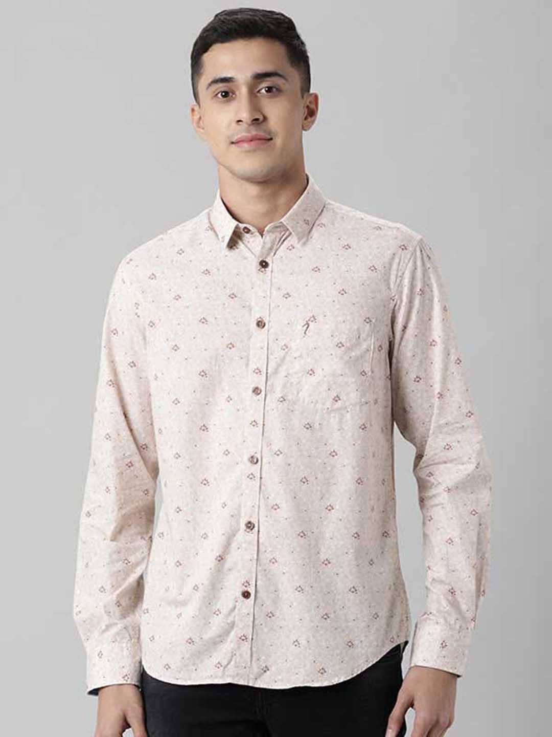 Indian Terrain Floral Printed Spread Collar Chest Pocket Full Sleeves Cotton Casual Shirt, Khaki
Indian Terrain Floral Printed Spread Collar Chest Pocket Full Sleeves Cotton Casual Shirt, Khaki