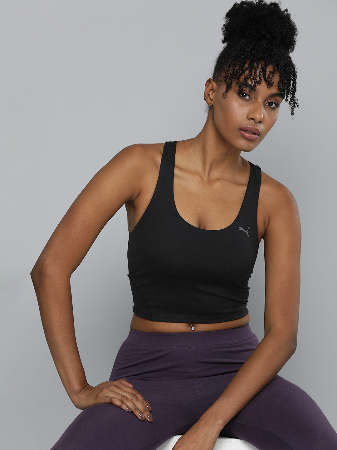 Puma STUDIO FOUNDATION 2-in-1 Slim Fit DryCell Built-in Bra Training Tank Crop Top, Black
Puma STUDIO FOUNDATION 2-in-1 Slim Fit DryCell Built-in Bra Training Tank Crop Top, Black