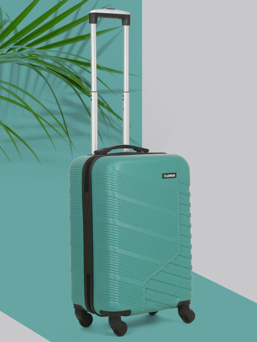 Teakwood Leathers Blade 360-Degree Rotation Hard-Sided Cabin-Sized Trolley Bag 32.2L, Green
Teakwood Leathers Blade 360-Degree Rotation Hard-Sided Cabin-Sized Trolley Bag 32.2L, Green