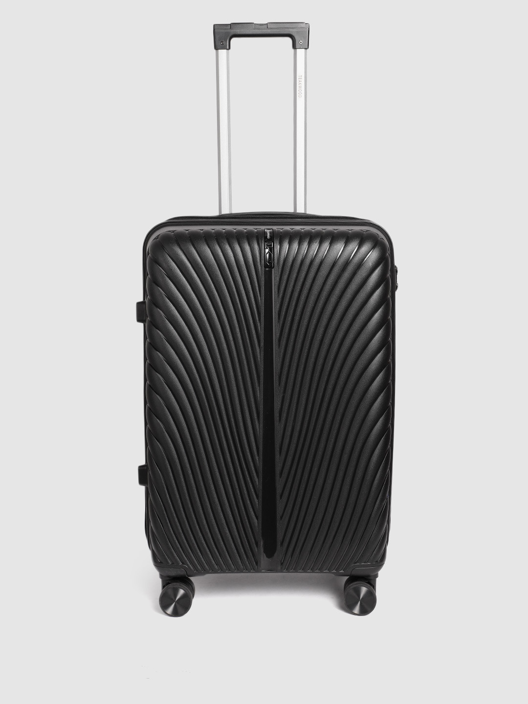 Teakwood Leathers Swan 360 Degree Rotation Hard-Sided Medium-Sized Trolley Bag 54.6L, Black
Teakwood Leathers Swan 360 Degree Rotation Hard-Sided Medium-Sized Trolley Bag 54.6L, Black