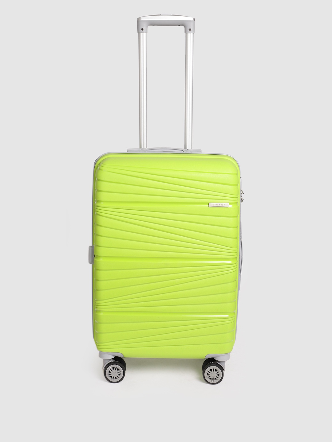Teakwood Leathers Prism Textured 360 Degree Rotation Hard Medium Trolley Bag 54.6 Ltr, Green
Teakwood Leathers Prism Textured 360 Degree Rotation Hard Medium Trolley Bag 54.6 Ltr, Green