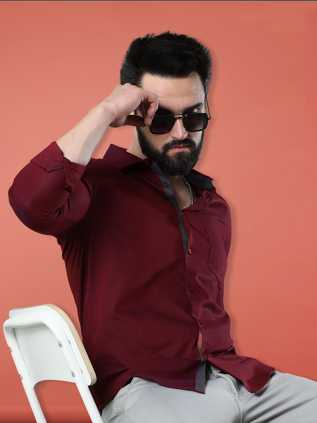 1 Stop Fashion Standard Opaque Spread Collar Regular Sleeves Cotton Casual Shirt, Maroon
1 Stop Fashion Standard Opaque Spread Collar Regular Sleeves Cotton Casual Shirt, Maroon