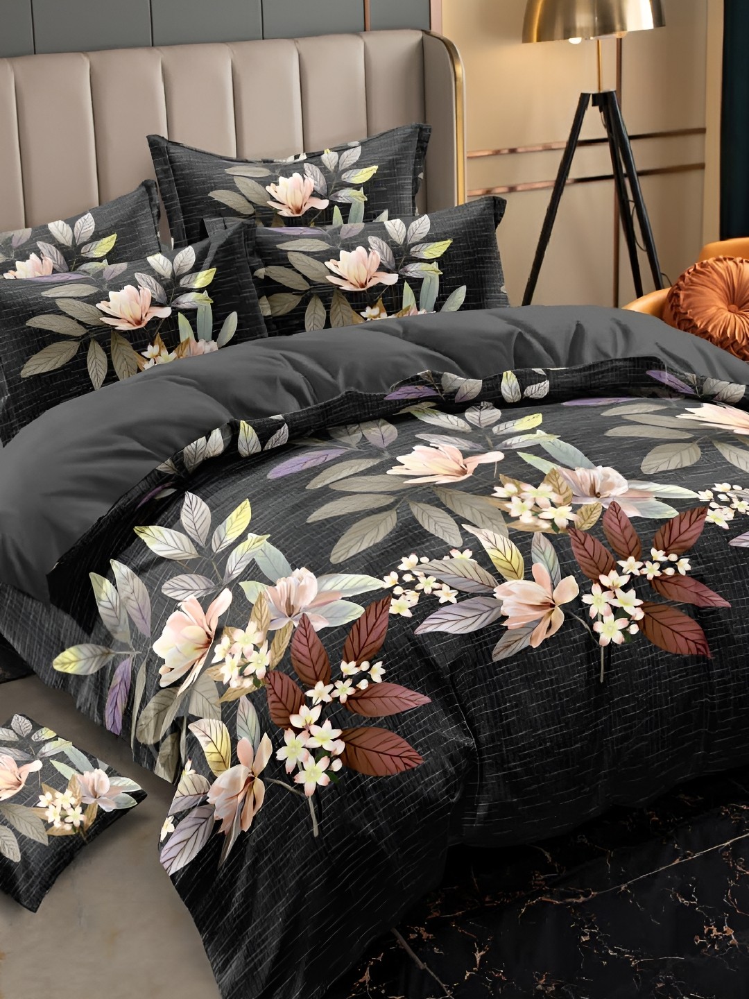 Laying Style Black & White Ethnic Motifs 350 TC Queen Bedsheet with 2 Pillow Covers
Laying Style Black & White Ethnic Motifs 350 TC Queen Bedsheet with 2 Pillow Covers