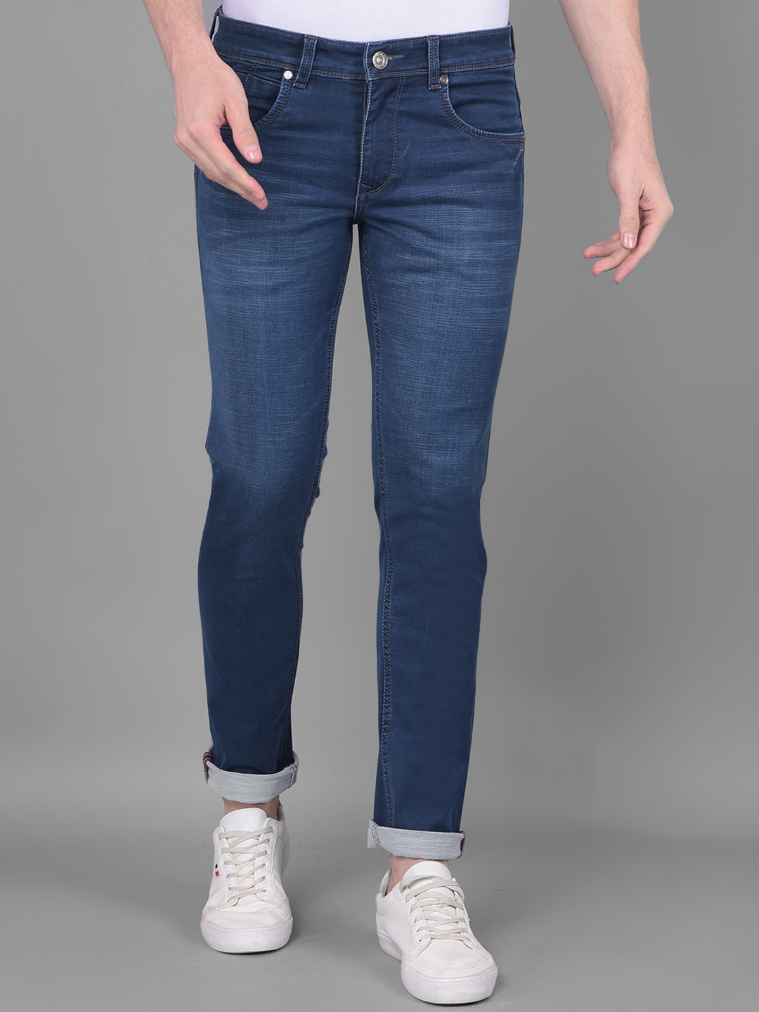 Canary London Men Smart Skinny Fit Low-Rise Light Fade Printed Stretchable Jeans, Blue
Canary London Men Smart Skinny Fit Low-Rise Light Fade Printed Stretchable Jeans, Blue