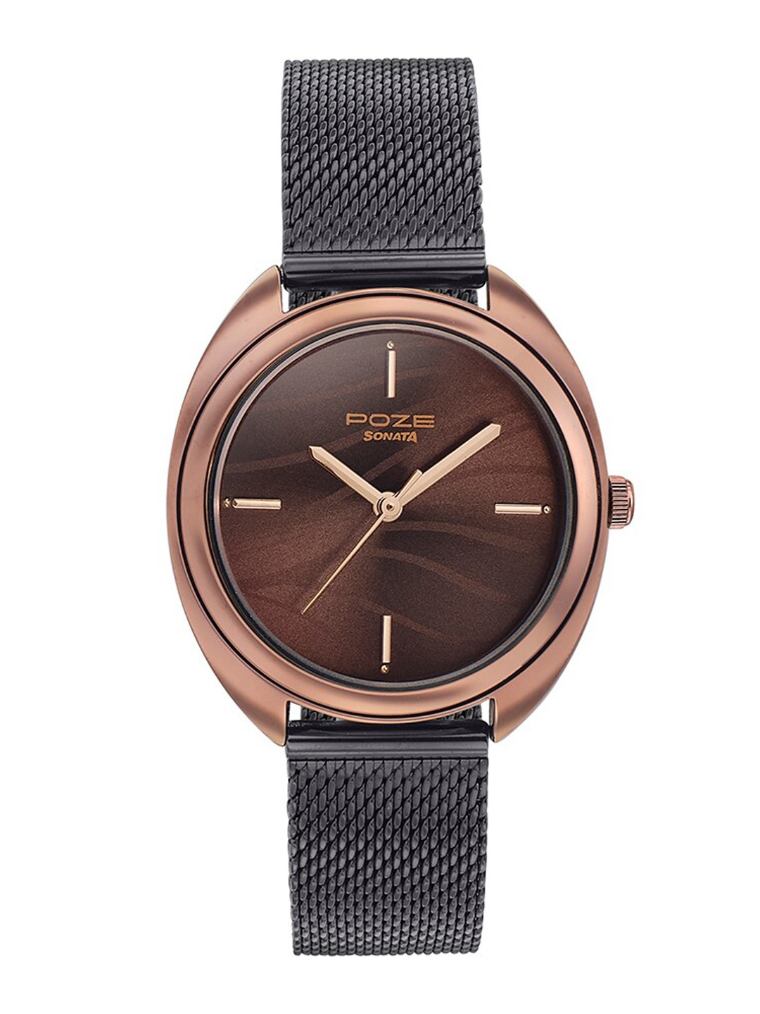 Sonata Poze Women Embellished Dial & Bracelet Style Straps Analogue Watch SP80016KM01, Black
Sonata Poze Women Embellished Dial & Bracelet Style Straps Analogue Watch SP80016KM01, Black