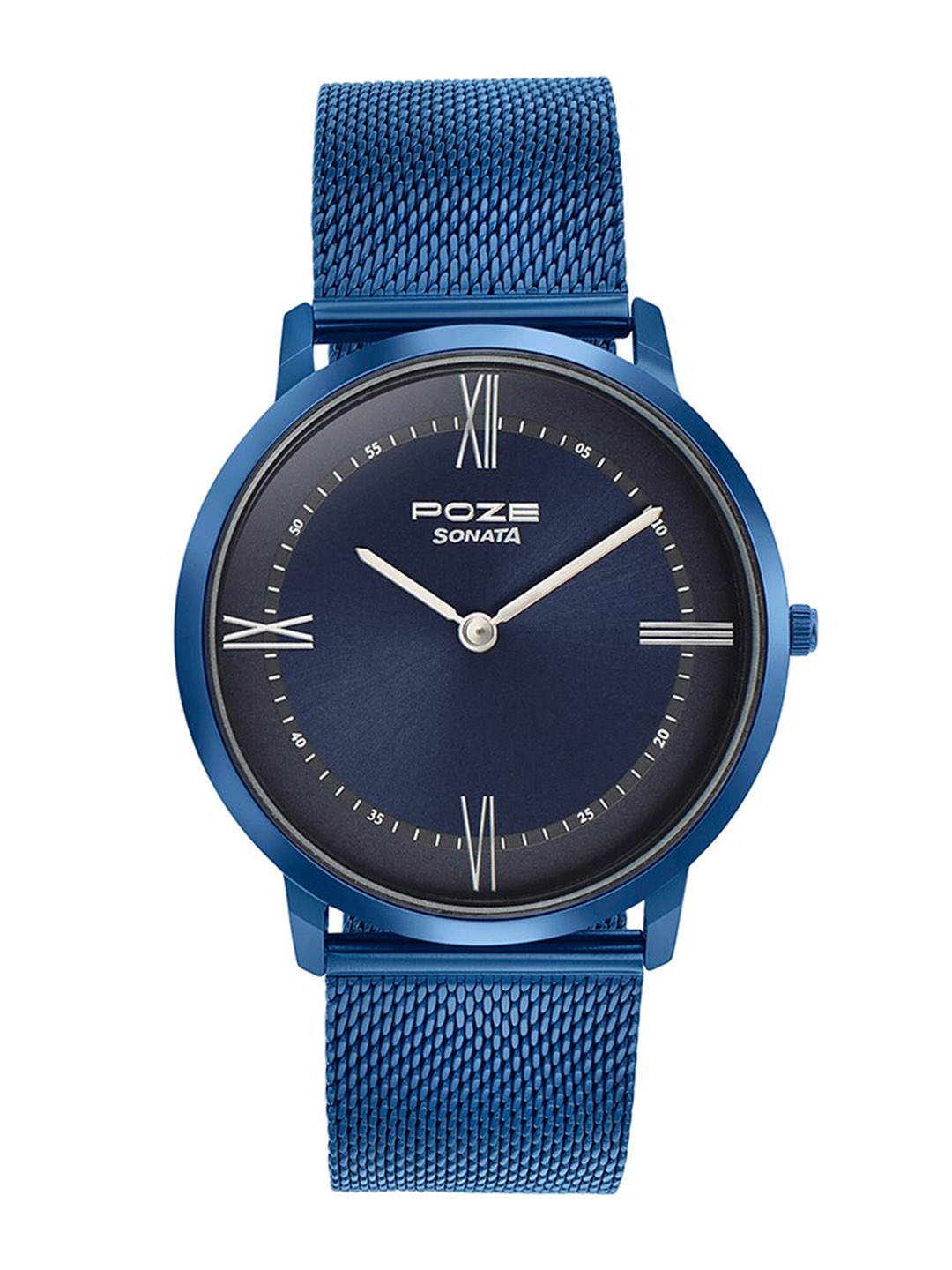 Sonata Poze Men Brass Embellished Dial & Wrap Around Straps Analogue Watch SP70006QM02, Blue
Sonata Poze Men Brass Embellished Dial & Wrap Around Straps Analogue Watch SP70006QM02, Blue