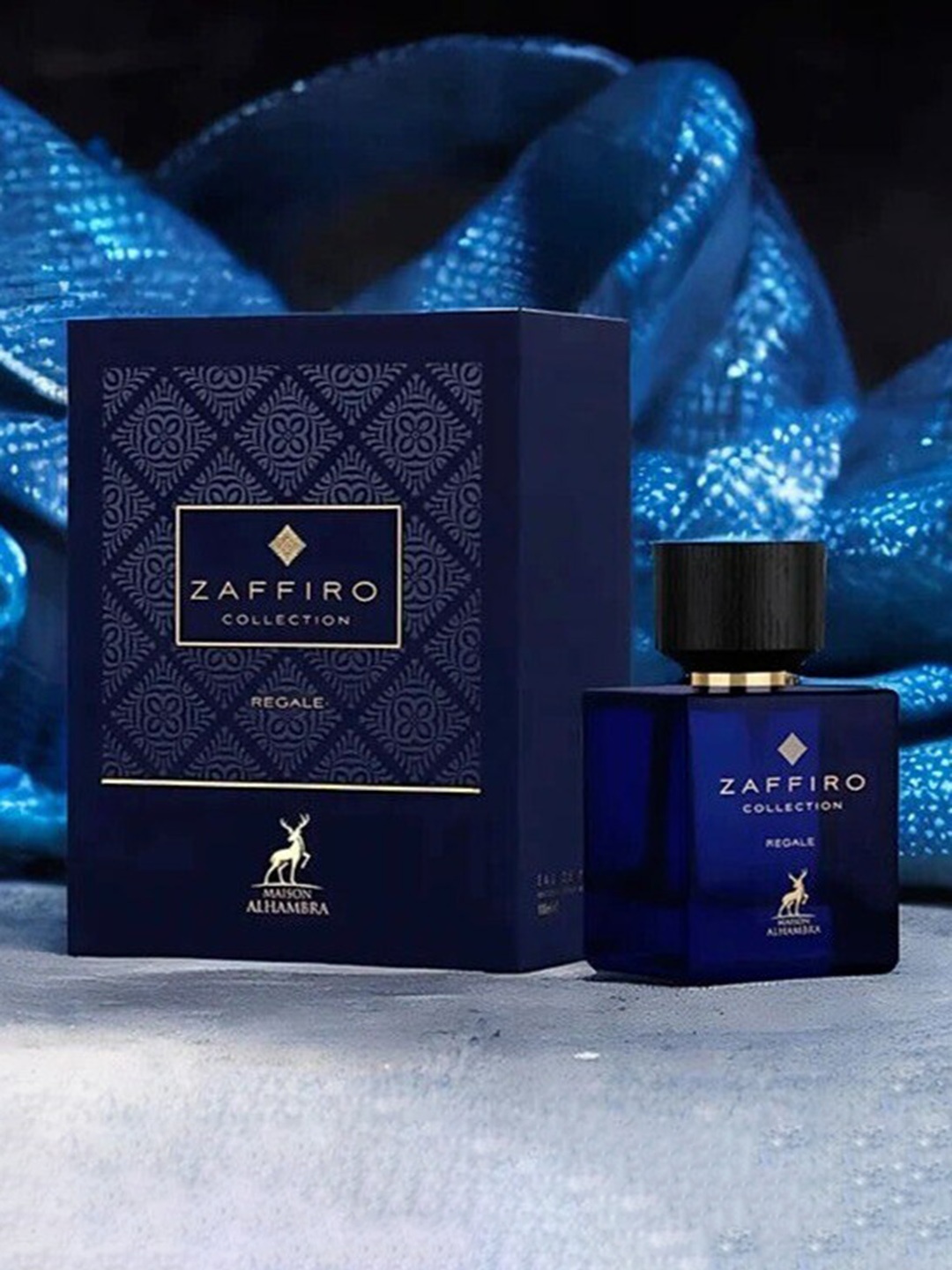 Lattafa Maison Alhambra Zaffiro Regale Long Lasting Eau De Parfum - 100ml, Transparent
Lattafa Maison Alhambra Zaffiro Regale Long Lasting Eau De Parfum - 100ml, Transparent