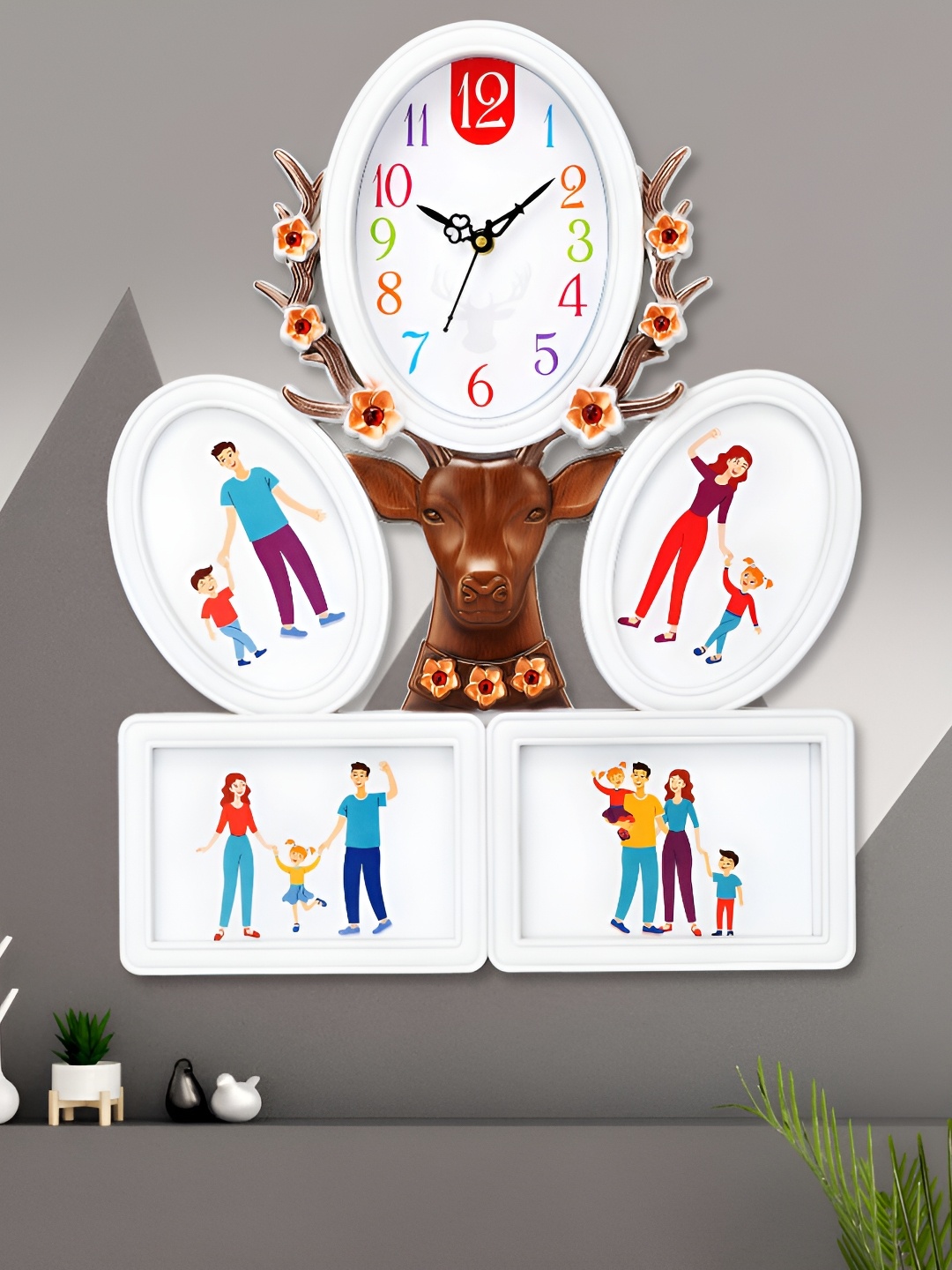 Attractionz White & Black Oval Shaped Contemporary Analogue Wall Clock With Photo Frame
Attractionz White & Black Oval Shaped Contemporary Analogue Wall Clock With Photo Frame